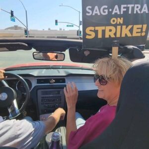 Chris Lamica Instagram - I am honored to have spent so many days walking the line and standing arm by arm with my brethren... fighting not only for the future of our profession, but of the industry as a whole. 

It's amazing what can be accomplished when workers and people from all walks of life come together, in unity, and with a vision for a better, and more just, future. And DON'T BACK DOWN.

We are at a pivotal time in history, with the greed of industries across the country are decimating the working class. Often seeming like a David vs Goliath battle that never can be won by David. But remember... you are worthy of getting what you rightfully deserve. And in this time of unprecedented corporate greed, we met it, head on, with an unprecedented show of worker response and force.

Together, people and unions across the country, from all professions and backgrounds, can help fight for a change that can create a fairer and more democratic world. One based on the principles of love, solidarity, empathy, respect, equality, and compassion. 

I am grateful of my union, @sagaftra -- and with immense amount of pride, and humility, I say.... I am an actor!

---------------

In slide two -  one of the most memorable experiences... I met the Screen Actor Guild's FIRST female President, Kathleen Nolan, and got to talk at length to her and her son @spencergarrett1 - she was and is such an inspiring human, whose lifelong commitment to the profession and Union cannot be overstated. Oh, and she gives the sweetest hugs!

---------------

And the most meaningful experience.... my mom and dad, who are not attached to the union or profession in any way, drove across many state lines to be protest with me, and for me. It brings tears to my eyes writing this, as it is a moment of love and support that goes beyond words, and into action. Their unconditional love throughout means the world 🌎 ❤️ 

---------------

And to the hundreds (honestly, maybe thousands) of others I had the pleasure to meet and get to know on the line and along the way... our hard work paid off! And I hope "when you wish upon a star" that all your wishes and dreams come true ❤️