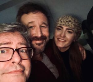 Chris O'Dowd Instagram - Shout out my lovely ‘row b’ crew on the delayed flight from Belfast. ‘Deliciously selfish’ is on the resolution list! 💚