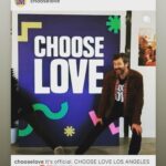 Chris O’Dowd Instagram – I’ll be volunteering at the @chooselove shop in LA from 3pm today if anyone’s around. Melrose & La Cienega. 💚