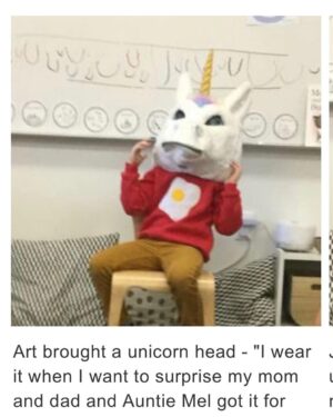 Chris O'Dowd Instagram - So I don’t really post about our kids, but this week our 4-year-old had to bring in something beginning with the letter ‘U’ and now this is a photo we have.