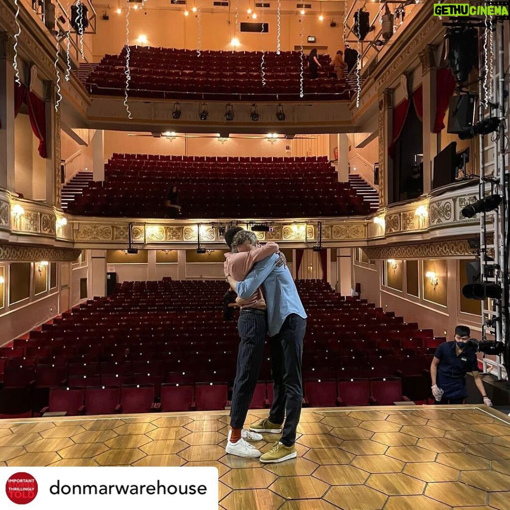 Chris O'Dowd Instagram - What a lovely spin around the multiverse. 60’000 came and I really loved being part of so many peoples first big night out in fuckin forever. Thanks all, it’s been emosh! #constellations #donmar @russelltovey @marsdoug @donmarwarehouse @kinnetiaisidore_costume @nimaxtheatres @shyvonne_ahmmad @adam_samuel_bal @sheilaatim @ivannojeremiah_