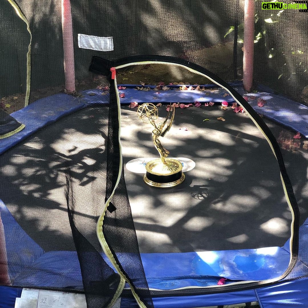 Chris O'Dowd - 7.9K Likes - Hadn’t seen her all week, and where was she? On the feckin trampoline! #EmmyDoesThings