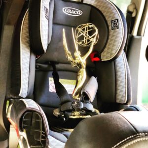 Chris O'Dowd Instagram - ‘Fine, you can come on the school run, jeez.’ #EmmyDoesThings