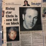 Chris O'Dowd Instagram - In storage unit, where I basically live now, came across this old clipping. That’s right, the old me is the new Richard Gere.