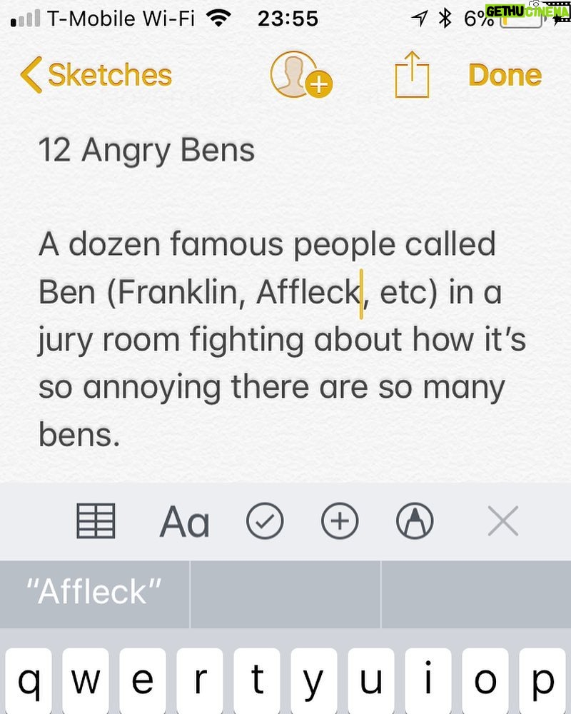 Chris O'Dowd - 4.4K Likes - Just found this in my notes. Definitely not stoned.