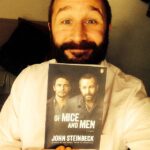 Chris O'Dowd Instagram - I'm in the cover of one of my favourite books of all time. #NotWorthy #Steinbeck