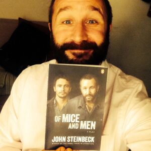 Chris O'Dowd Instagram - I'm in the cover of one of my favourite books of all time. #NotWorthy #Steinbeck