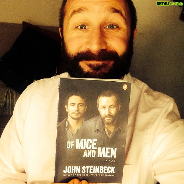 Chris O'Dowd - 3.8K Likes - I'm in the cover of one of my favourite books of all time. #NotWorthy #Steinbeck