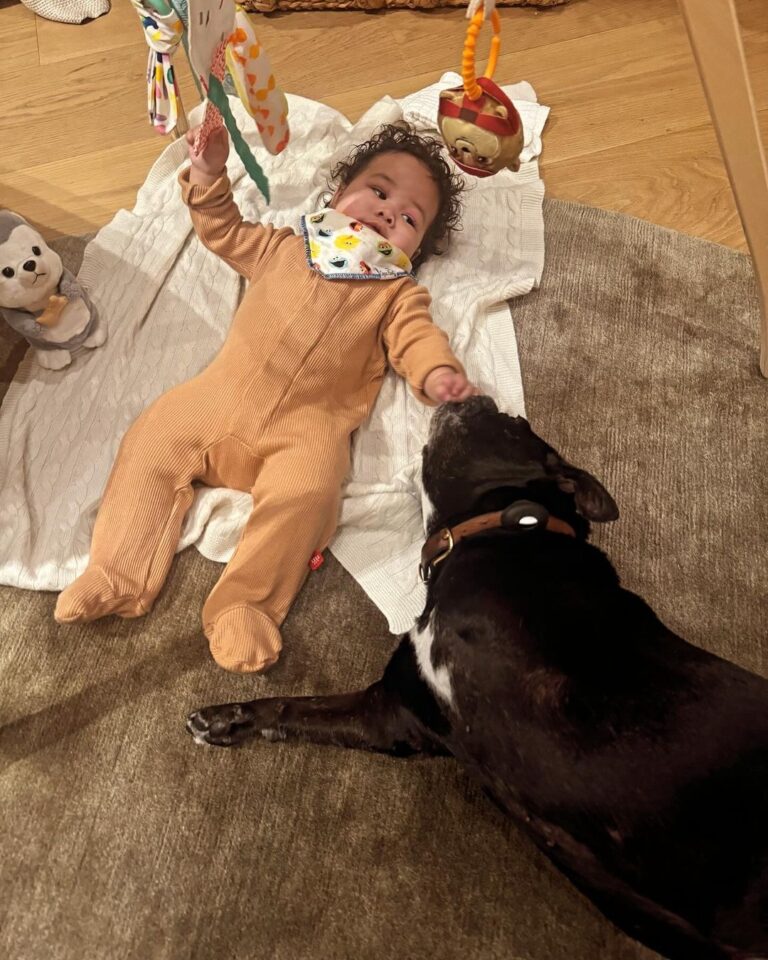 Chrissy Teigen Instagram - babies and dogs and maybe a nip who cares