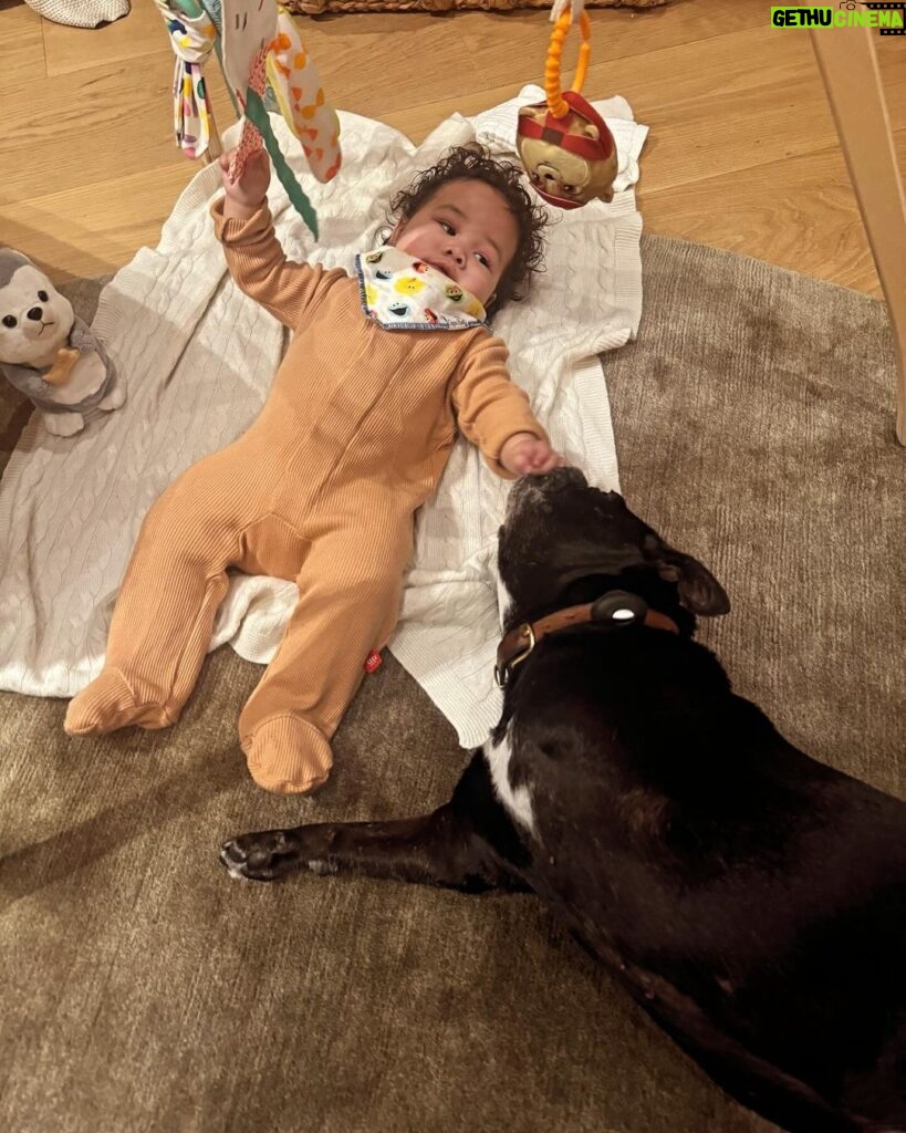 Chrissy Teigen Instagram - babies and dogs and maybe a nip who cares