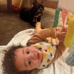 Chrissy Teigen Instagram - babies and dogs and maybe a nip who cares