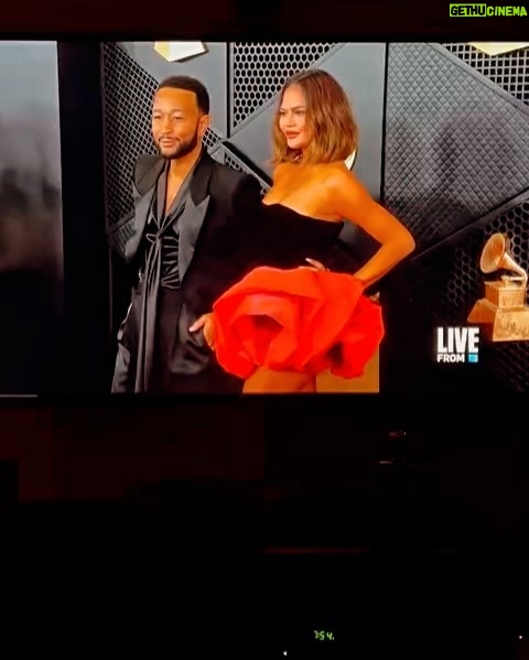 Chrissy Teigen Instagram - we really had such a wonderful time. so many incredible women owned the night and it was basically my entire Spotify brought to life. thank you for having us @recordingacademy and thank you to @krisstudden @hairinel @alanavanderaa @sophiecouture @lorraineschwartz and @ofirajewelz for making it all happen! and thank u to the cheese plate but don’t do it again because I was cleaning up dropped grapes all night it was was really a thing and stressed me out immensely