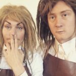Christian Mikkelsen Instagram - Økologisk, biodynamisk duo med @siljetorp og verdens minste munn. #nrk #underholdningsavdelingen #dreads