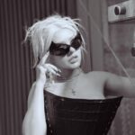 Christina Aguilera Instagram – spooky szn 🖤 🩸💋