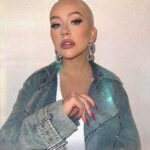 Christina Aguilera Instagram - 🩵
