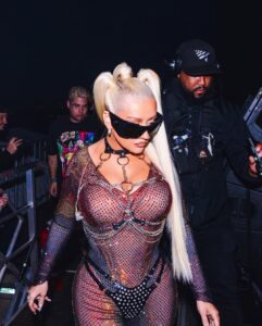 Christina Aguilera Instagram - show mode🌈👅💦