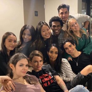 Christina Wolfe Instagram - Missing my Vancouver fam and shrieking at game nights with this sexy bunch! Also miss huddling close together with humans!