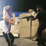 Christina Wolfe Instagram - Fight training 🤜
