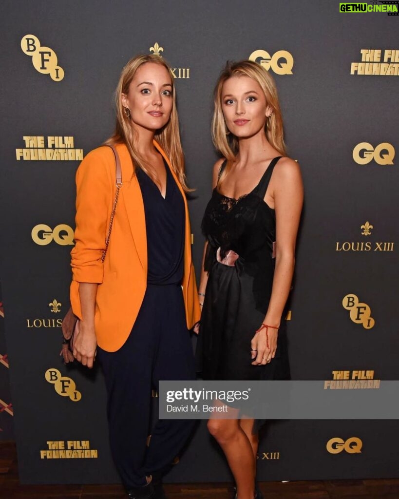 Christina Wolfe Instagram - Fabulous evening with @lilytravers_ @alexreynolds4742 👯‍♀️🎬Thank you @louisxiiicognac @thefilmfoundation_official @britishgq #silentmovies The Arts Club - Dover Street Mayfair