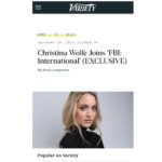 Christina Wolfe Instagram - So excited to announce I am joining the FBI family!! Here we go! @fbicbs @wolfentertainment @theartistspartnership @link_entertainment1 #variety #fbiinternational
