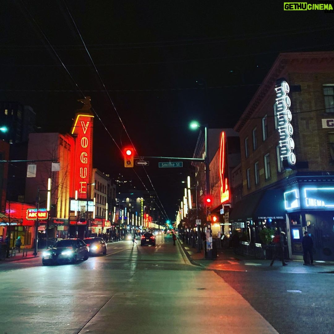 Christina Wolfe Instagram - Vogue #citylights Vancouver, British Columbia
