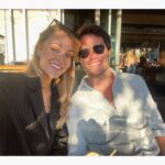 Christina Wolfe Instagram – New York ft Drew, Chris, comedy, Broadway, pasta and a pinstripe blazer New York, New York