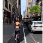 Christina Wolfe Instagram – New York ft Drew, Chris, comedy, Broadway, pasta and a pinstripe blazer New York, New York