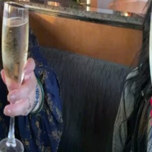 Christine Nguyen Instagram - Girls' night out turned into... whaaaaat 💎!!!! Congratulations to my dear friend @just_emme !!!! Beyond happy for you and Neil! 💞🥂💞 Thank you Michelle and Emarie for such a fun evening reminiscing our epic adventures and planning our new ones!  Love you both!