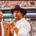 Christine Nguyen Instagram - Alright, alright! 🤘🏻 Great game! Hook 'em Horns! 🧡🏈🧡 #UTalumni