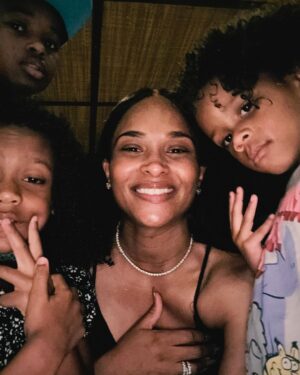 Ciara Instagram - 9 Valentines in…and sometimes it may look like this..Baby Crash:) Nothing compares to this Love. Truly grateful for our Love! You and our precious babies.  I love you so much @DangeRussWilson. Happy Valentines Day. 💌 ❤️