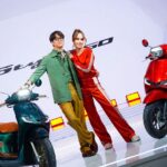 Cinta Laura Kiehl Instagram - My confidence stems from my style and energy! 🔥 The New Honda Stylo 160 represents both fashion and power!⚡️I urge you to try the New Honda #Stylo160 to elevate your style! Jakarta, Indonesia