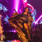 Cinta Laura Kiehl Instagram - A night for the ✨. Super late post. Oooops. #cintalaurakiehl 📸: @111th_ 💄: @andychunmakeup 💇‍♀️: @yezhadjohair 💎: @rinaldyyunardi Dressed in @wiramapratama Cape by @karlajasmina Styled by @zheyamada_ Semarang, Indonesia