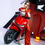 Cinta Laura Kiehl Instagram - My confidence stems from my style and energy! 🔥 The New Honda Stylo 160 represents both fashion and power!⚡️I urge you to try the New Honda #Stylo160 to elevate your style! Jakarta, Indonesia