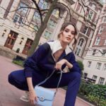 Cinta Laura Kiehl Instagram - Embracing the nostalgia of walking through my college campus with Tory Burch. ✨ Missing my time as a Columbia college student! Can I just say how much I love this look?! Sporty, yet elegant and sophisticated! 🤍 #toryburchindonesia Columbia University