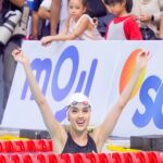 Cinta Laura Kiehl Instagram - 🥇GOLD🥇 Good to be back in the water after 15 years! 🏊‍♀️ 📸: @armanfebryan & @yudiafrn Jakarta, Indonesia