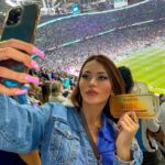 Cláudia Alende Instagram - The World Cup is almost over and it's been amazing. I'm sure Brazil will come back stronger in 2026! Don't forget Duelbits are giving away $500k for Christmas and I have a ticket for the draw. Follow me and @Duelbits for a chance to win this ticket and possibly $100k! For full info visit duelbits.com, the most rewarding crypto casino.