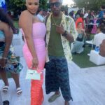 Claire Sulmers Instagram - Day 1 at #artbasel was fun! @alaiia had me out allll night so I am resting up, but stay tuned for more fun! Started my day off at an @americanexpress brunch where I saw my boos @boodieinc , @bryonjavar , @kollincarter , @muurswagg @iamjaelroumain and @ny_asamoah . The I said hi to @lex_a_s before speaking on my panel (video to come)!. I switched from my @houseofcb dress to @goodamerican pants for a @fearofgod x @adidas event, where I snapped some pix with @saintjhn . #thebomblife is #blessed, thank you GOD for allowing me to live my dreams with flourish surrounded by such great people💣 Makeup: @mlatricemua Get my #prince tee @fashionbombdailyshop ! #artbasel #artbaselmiami #miami #miamibeach #miamimarlins Miami, Florida