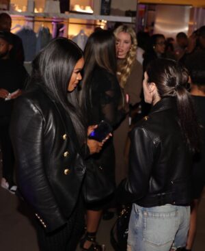 Claire Sulmers Instagram - About last night..
@fashionbombdaily was on the scene for the @balmain store opening at @shopphippsplaza . The party was also a celebration of #balmain ‘s collaboration with @ant.kai , the creative mind behind their futuristic sneakers (which you can now customize to suit your style).
For the occasion, I wore @maisonalaia and a #balmainblazer of course !
Stay tuned for a full recap on TheBombLife.com and FashionBombDaily.com💣
Email book@clairesulmers.com to have #fashionbombdaily cover your next event! 
Makeup: @mzjazz_thegreatest 
Hair: @thehairprofessorant using @iloveindique 
📸 @drewvisions #thebomblife #atlanta #atlantashopping #atlantaphotographer #atlantanights #phippsplaza #balmainarmy