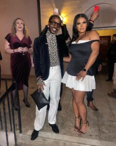 Claire Sulmers Instagram - @fashionbombdaily CEO @clairesulmers attended last night’s @divassimplysinging wearing and @oddmuselondon dress and @ysl sandals. Swipe for more pix from #thebomblife + stay tuned for the recap on TheBombLife.com. To have #clairesulmers wear your brand to her next #redcarpet event, e-mail book@clairesulmers.com. 📸 Getty Makeup: @makeupbylatrice Hair: @iloveindique hair installed by @queenwink . #clairesulmers #oddmuselondon