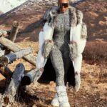 Claire Sulmers Instagram - Thank you @colorinpretty and @nicolahaggins for these 💣 illustrations, I love them! Swipe to see the inspo and the original pic by @sylvanusedi_photo Coat: @istylebysonia Jumpsuit: @sergiohudson Boots : @moonboot #colorinpretty #thebomblife #fashionillustration #alaska #anchoragealaska #moonboot #sergiohudson #blackinfluencers #blackinfashion #sergiohudson Anchorage, Alaska