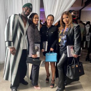 Claire Sulmers Instagram - @fashionbombdaily CEO @clairesulmers supported #Thenewstereotype #tnsstories book launch in a tee from @fashionbombdailyshop and @h.ours leather pants from @revolve ! Catch even more pix by @sonejr on Facebook and on FashionBombDaily.com! To have #clairesulmers cover your next event, e-mail book@clairesulmers.com💣 📸 @sonejr / @dayhunch #clairesulmers #blackluxury #fashionbombdailyshop #thebomblife #blackluxury