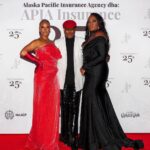 Claire Sulmers Instagram – Over the weekend, @fashionbombdaily touched down in #Alaska to cover the #redcarpet of @tracey_parrish_insurance_lady ‘s 25th anniversary celebration of her company @apiainsurance ! The soirée was action packed, and included several performances including poetry by @dasha_kellham , giveaways by @yvettecrocker_artist , music by @graceweber , comedy by @kellykellz_22 , and looks from @alaskafurgalleryanchorage , modeled by @silverfoxsquad ! @imdrcah and I closed the night by awarding one of the guests with a cash prize for #bestdressed ! It was a fab time, and I loved to see how people get down in the Last Frontier! For the night, I wore a @valdrinsahiti gown and gloves from @tsmgofashionrental , and later slipped on a cape from @thefurandleathercentre ! Thx to @zerinaakers and @baldwinwearsblack for helping me look and feel glam in #Alaska ! Stay tuned for more pix + a write up on FashionBombDaily.com and TheBombLife.com.
To have #fashionbombdaily cover your event, e-mail book@clairesulmers.com. What do you think? 
Makeup: @aderaseuoc 
📸 : @sylvanusedi_photo 
#clairesulmers #thebomblife #alaskaphotography #alaskaadventure #alaskaliving #alaskalove #traceyparrish #clairesulmers #apiainsurance #tsmgofashionrental Anchorage, Alaska