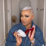 Claire Sulmers Instagram - I’m having a time over on @tiktok , follow me there to see me unbox cool #holidaygifts from @kandeeshoesofficial and @gcdswear ! If you’d like to participate in my next #unboxing , e-mail book@clairesulmers.com. Grab my jumpsuit at the #linkinbio . Makeup: @makeupbylatrice This is #thebomblife #happyholidays