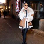 Claire Sulmers Instagram - Back on my #newyork ish…! Celebrating belated birthdays with my friends and cackling until midnight = @thebomblife 💣 See some of you tomorrow at @lagosnyc for the #billionaires brunch! I’ll be there at 1pm at 727 7th Avenue!! See you there! 📸 @starthestar Coat: @konstantinefurs Hair: @nickydoesmyhair Glow: GOD #thebomblife by #clairesulmers #capricornseason #ilovenewyork #butitscold New York, New York