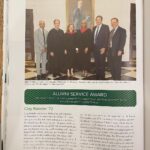 Claire Sulmers Instagram - Still one of my proudest moments this year: giving the commencement speech at my high school Alma Mater @westminsteratl and being named a distinguished alumni✨. My brother @andresulmers sent these pix from our #alumnimagazine to me to today bc I know he is so proud of his unparalleled efforts (yes his—not my parents lol) to make sure his little sister got good grades and didn’t spend all her time recreating dance moves from @trl ! Sometimes your biggest mentors are in your family! You just need one person to see a vision for you bigger than you can see for yourself! Fun fact, my brother is also the reason I decided to apply to #harvard (he went first). These are the ties that bind. Go Cats! #thebomblife by #clairesulmers #tiesthatbind #westminster Westminster