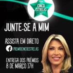 Clara de Sousa Instagram - Hoje é o dia da entrega dos prémios 5 ⭐️ 2022, ditados pela escolha dos portugueses. Estou muito agradecida a todos vós e lá estarei para o receber, numa cerimónia que vai ser transmitida pelo FB. Juntem-se se puderem! Obrigada! #premiocincoestrelas2022 #jornalismo #onebrandshow