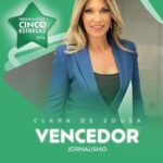 Clara de Sousa Instagram - De novo este ano a ser surpreendida com o Prémio Cinco Estrelas. 🌟🌟🌟🌟🌟 Muito obrigada pela confiança. Os anos passam. A responsabilidade cresce. E cresce também a certeza de que não poderia ter escolhido melhor o que queria fazer para o resto da vida, quando me surgiu a encruzilhada no caminho. Muito obrigada!! #premiocincoestrelas2024