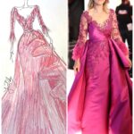 Clara de Sousa Instagram - Há uma semana por esta hora já estávamos em contagem decrescente para os @globosdeouro. Hoje, para fechar este ciclo, partilho convosco o desenho que a 29 de Julho, 9 semanas antes, o @joao_rolo_couture desenhou à minha frente, em 5 minutos no seu atelier, para “me dar uma ideia” do que visualizava para mim. Foi ❤️ à primeira vista. Muito obrigada mais uma vez João pelo vestido, mas sobretudo pela tranquilidade que me deste assim que percebi que estava com a pessoa certa. 🥂 À tua saúde e sucesso e dos grandes profissionais que trabalham contigo! 🥂🥰 #sayyestothedress #globosdeouro #25anos #joaorolocouture #sic #agalamaisesperadadoano Sic Sociedade Independente De Comunicação, SA