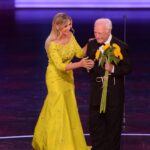 Clara de Sousa Instagram - Dois momentos únicos na Gala dos Globos de Ouro deste ano. A homenagem a Ruy de Carvalho que aos 96 anos disse o essencial: “Vivam a vida intensamente, façam como eu. Vivam, vivam, vivam!” E o Globo de Mérito e Excelência para @filipelaferia.oficial que agradeceu ao público e aos actores, emocionou-se ao falar da família e rematou com um apelo a Carlos Moedas: “Não deixe mais destruir teatros em Lisboa. Por favor!” São momentos como estes que fazem dos Globos de Ouro um espectáculo tão especial. Fotos @ruivalido #globosdeouro2023 #momentosdeemocao #sic