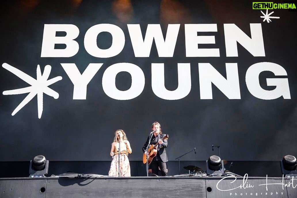 Clare Bowen Instagram - ♥️ SAN ANTONIO, TX ♥️ See you TONIGHT at @samsburgerjoint with our badass friend @sean_mcconnell! ✨🚀 We can’t wait! Ticket link’s in our bio. ♥️✨ Also thank you to @colinhartuk for this incredible photo of us opening for @billyjoel at @bsthydepark in London last month. It was the same day we released “Water To Wine” - we still can hardly believe it happened.. 🥲💕✨ #bsthydepark #samsburgerjoint #seanmcconnell #brandonrobertyoung #clarebowen #london #nashville #texas #magnoliapearl #americana #livemusic #americanaduo #lovers #bowenyoung San Antonio, Texas